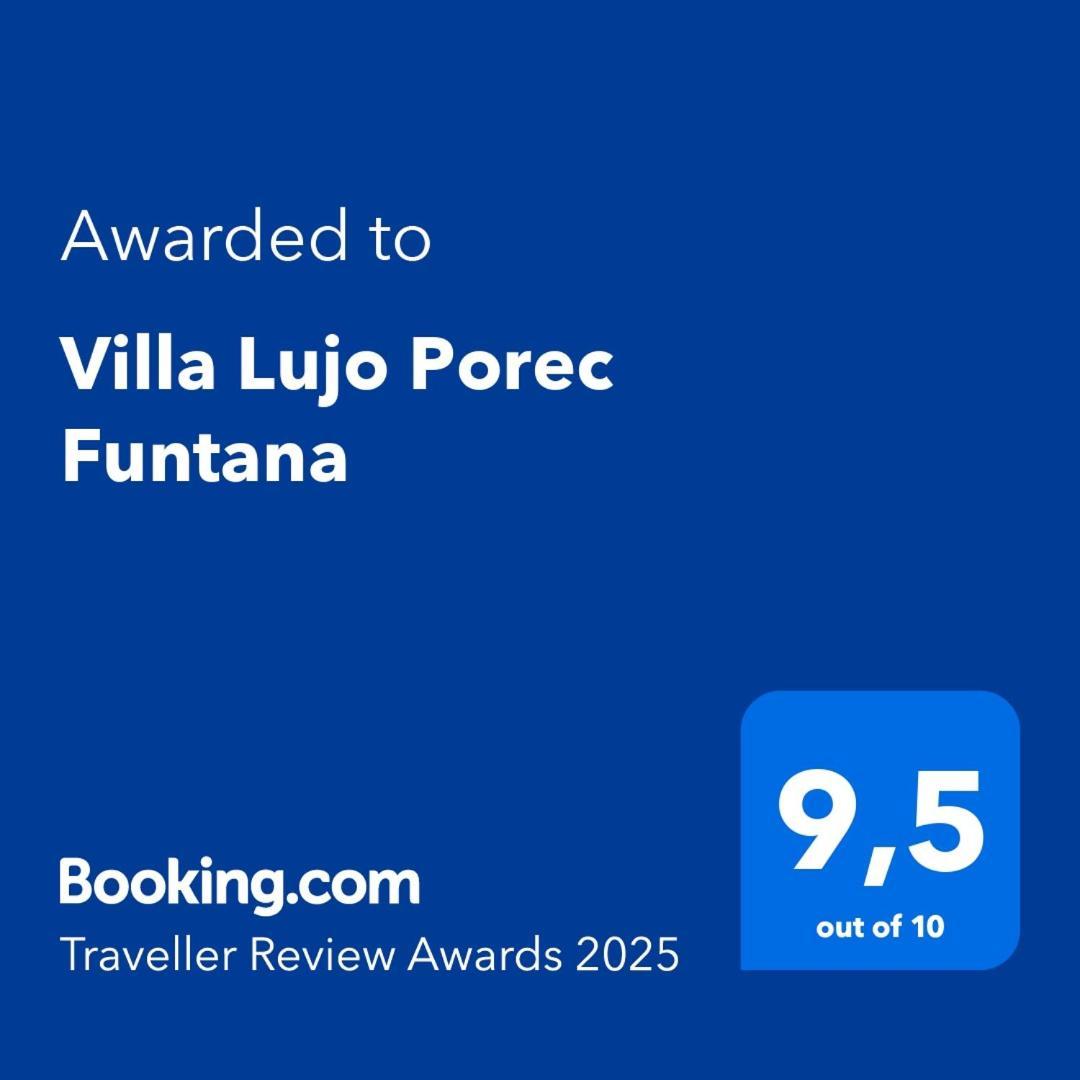Villa Lujo Porec Funtana Εξωτερικό φωτογραφία